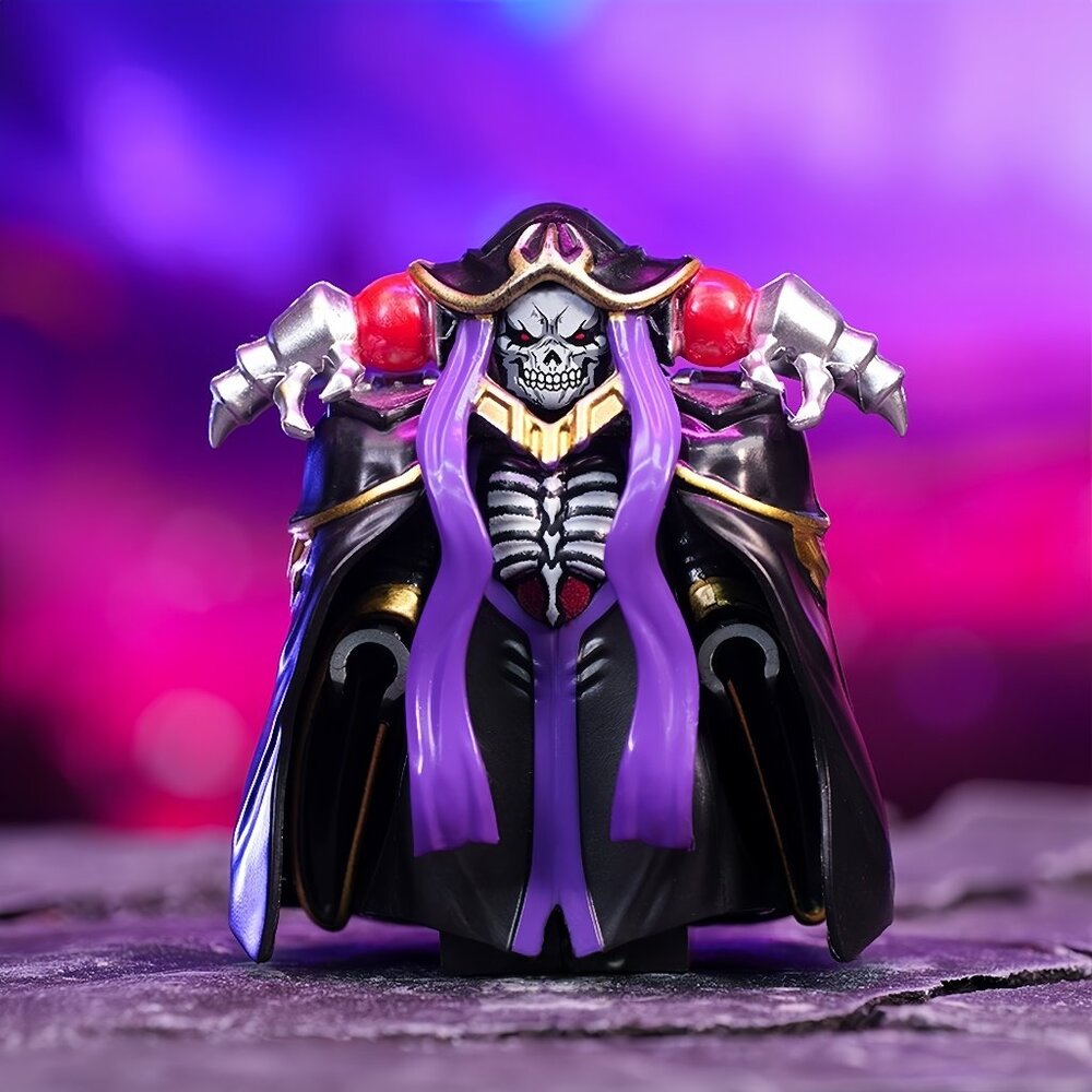 Overlord Ainz Ooal Gown Custom Minifigure Sorcerer King Anime Figure